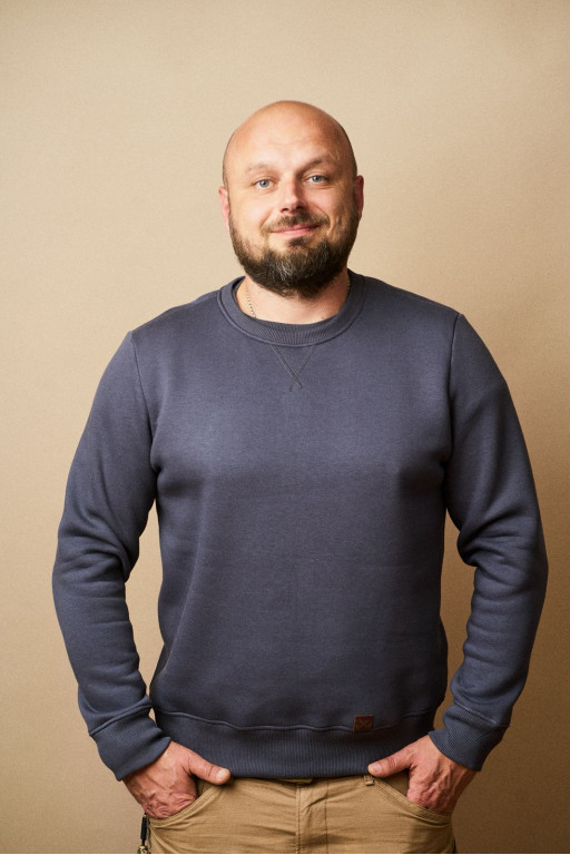 Світшот чоловічий Regata Club Gri Grey - 46/XS