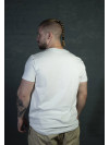 Чоловіча футболка White V-neck - 42/3XS